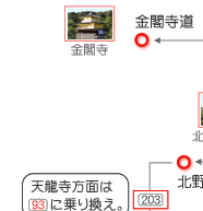 京都の観光・旅行 市バスの名所アクセス−銀閣寺01−