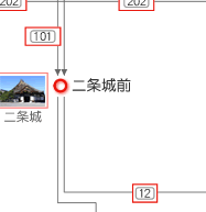 京都の観光・旅行 市バスの名所アクセス−金閣寺05−
