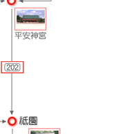 京都の観光・旅行 市バスの名所アクセス−金閣寺06−